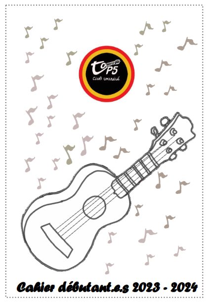 Image de Cahier débutants ukulélé 2023