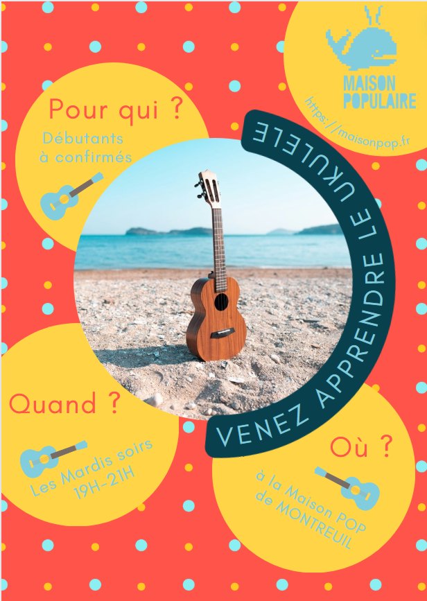 Image de Cours uku à la Maison Pop de Montreuil !