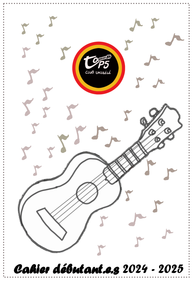 Image de Cahier débutants ukulélé 2024-2025